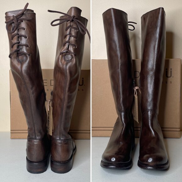 BED STU Manchester Distressed Leather Riding Boots BEDSTU Size 8 - Picture 6 of 16